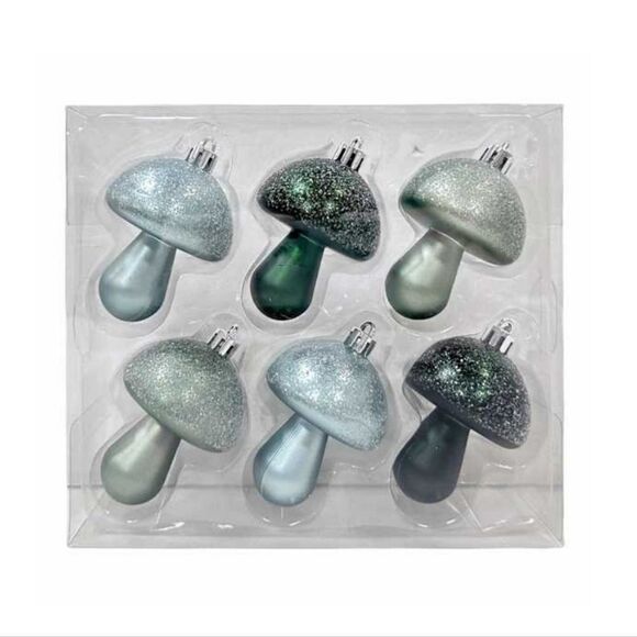 New Mushroom Shatterproof Christmas Ornament Bundle - Picture 6 of 6